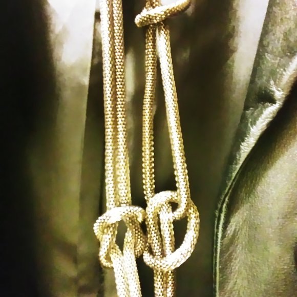 Knotted mesh rope chain - Picture 3 of 5